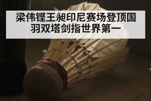 梁伟铿王昶印尼赛场登顶国羽双塔剑指世界第一